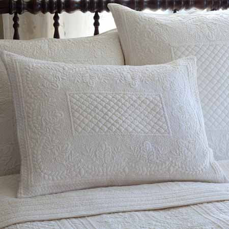 Cream pillow shams hotsell