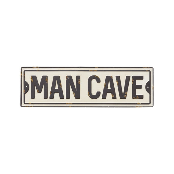 Man Cave Metal Street Sign