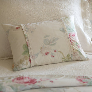 Shore Rose Petal Cream Boudoir Pillow