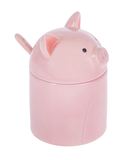 Pig Jar With Spoon