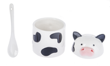 Cow Jar With Spoon