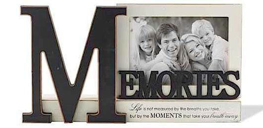Memories Tabletop Wooden Picture Frame