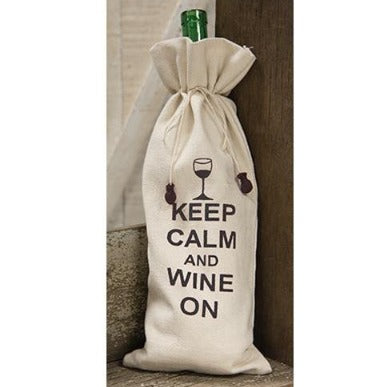 Keep Calm Wine Bottle Bag