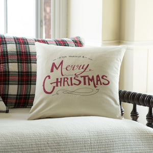 Merry Little Christmas Throw Pillow